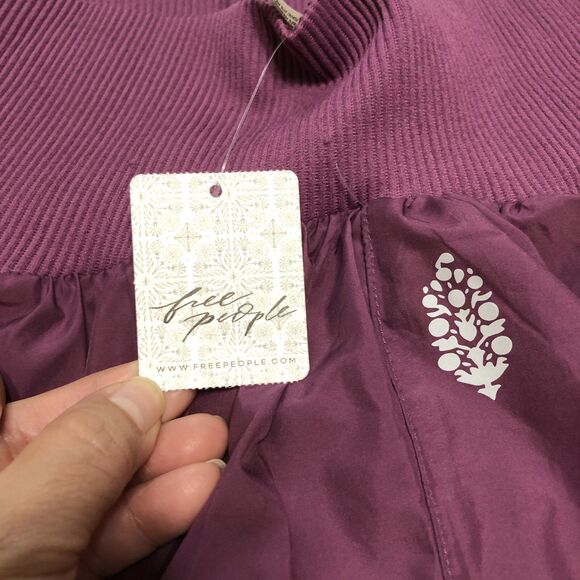 Free People Movement Carpe Diem Shorts Womens L Mulberry Lined Athleisure Run - Picture 6 of 14